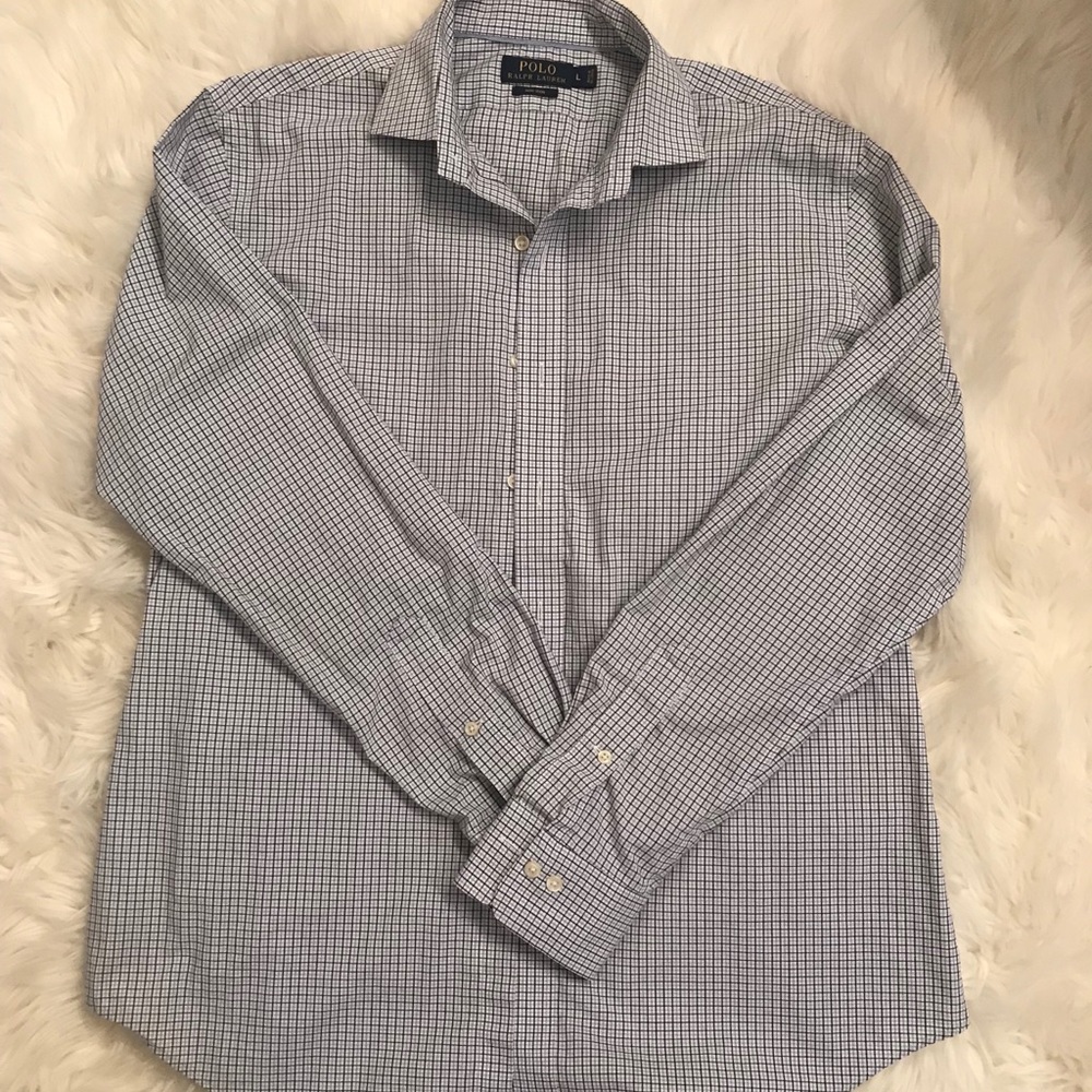 Men’s Polo by Ralph Lauren Button Down Dress Shirt
